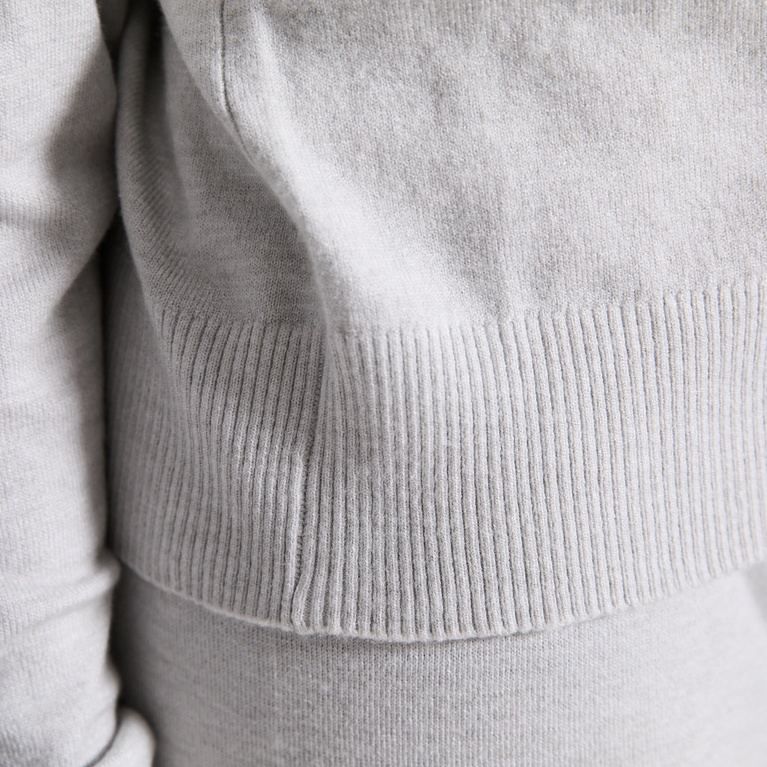 Knit zip hoodie "Jennifer star"